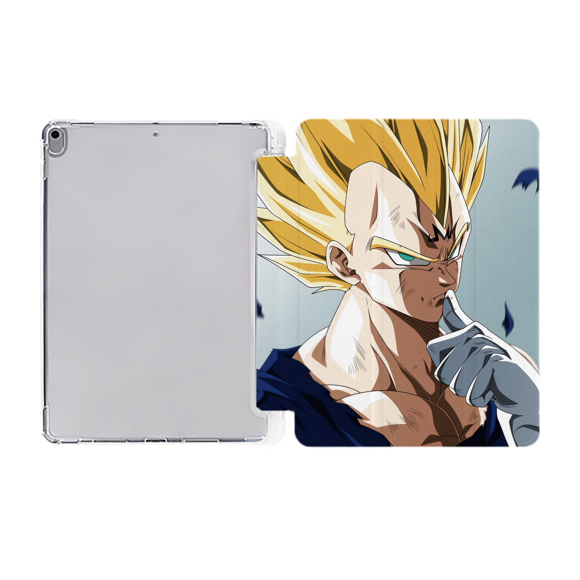（画像用） ドラゴンボール DRAGON BALL IPad ケース ペン収納付き 三つ折りスタンド PUレザー×シリコン 対応機種9.5/10.5/10.9インチ